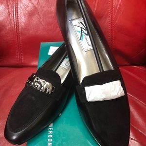 Ros Hommerson Trish Back/Pewter Loafers Sz 12M New